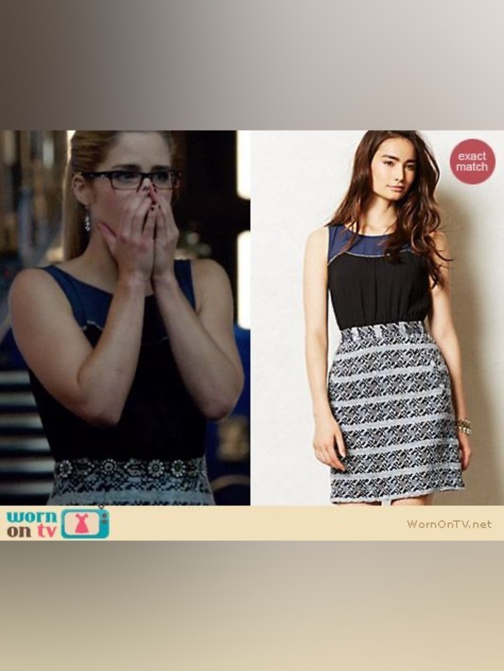 NWT Anthropologie Carrington Dress Black and Navy Mixed-Media Pencil Dress